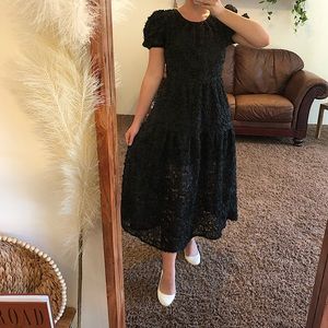 NEW Forever 21 Black textured Dress